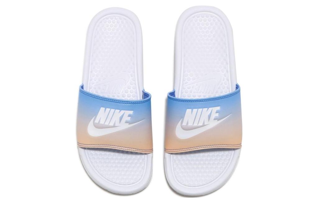 Nike Benassi Jdi Print Slide 'White Hyper Royal' Women's 618919-122