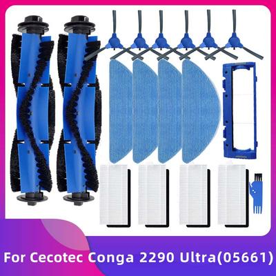 Fit For Cecotec Conga 2290 Ultra 05661Robot Vacuum Replacement Spare Part Accessory Main Side Brush Hepa Filter Mop Rag