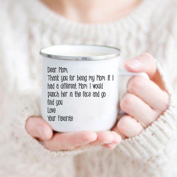 Mothers Day Gift for Mom Mommy Birthday Gifts Best Mom Ever Mug Mommy Coffee Mugs Mother Drink Cup Tea Enamel Cups
