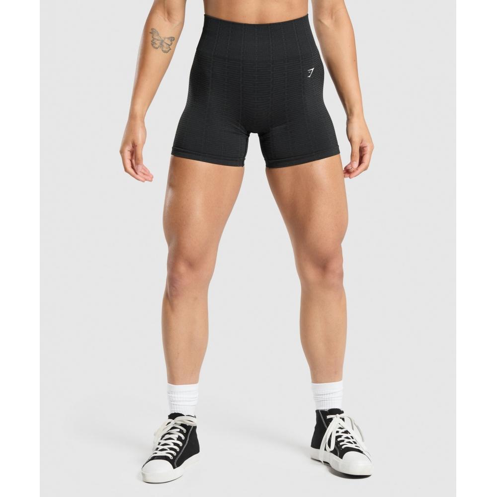 

Gymshark Бесшовные шорты Adapt Monogram Black Pitch Grey B6A8H BCH3 XS