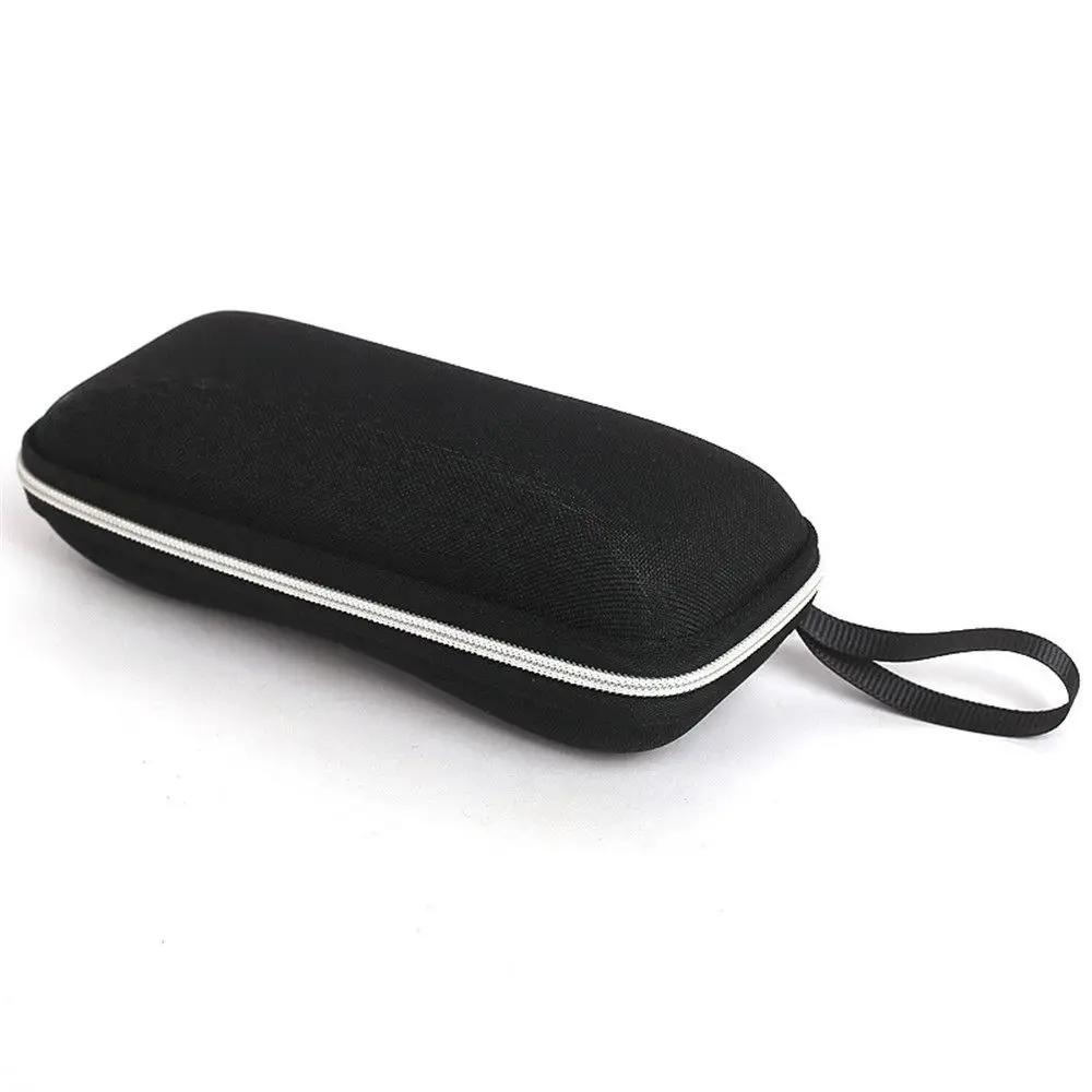 Vintage Sunglasses Box Glasses Fashion Pattern Eyewear Box Zipper Closure Simple Style Portable EVA Glasses Protective Box