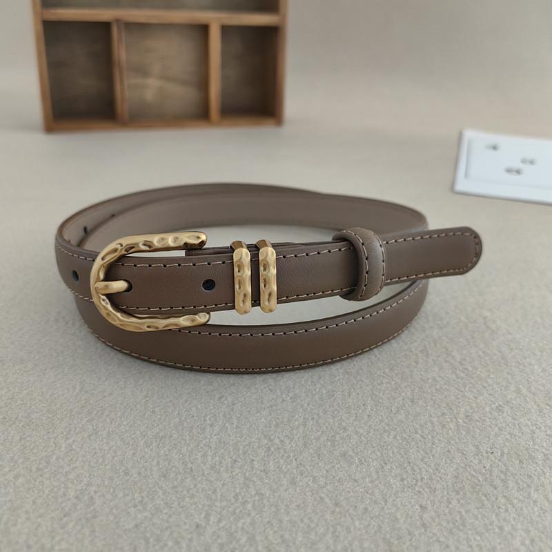 Trendy Color Solid Leather Waist Accessory For Women Casual Looks Fashion Gift