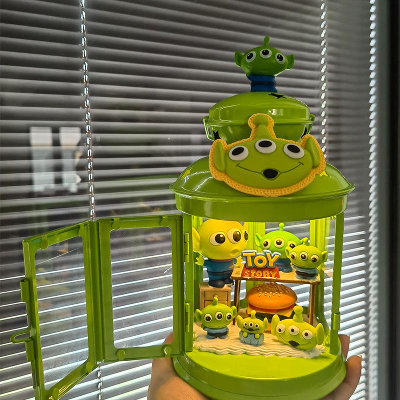Toy Story DIY Candlestick Night Light Set: Creative Cartoon Desktop Ornament and High-End Birthday Gift