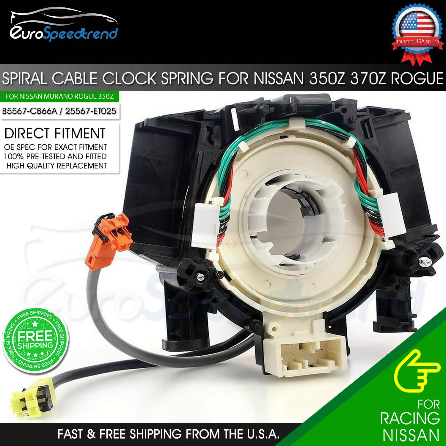 Spiral Cable Clock Spring For 350Z Versa Murano Rogue B5567-CB66A 25567-ET025