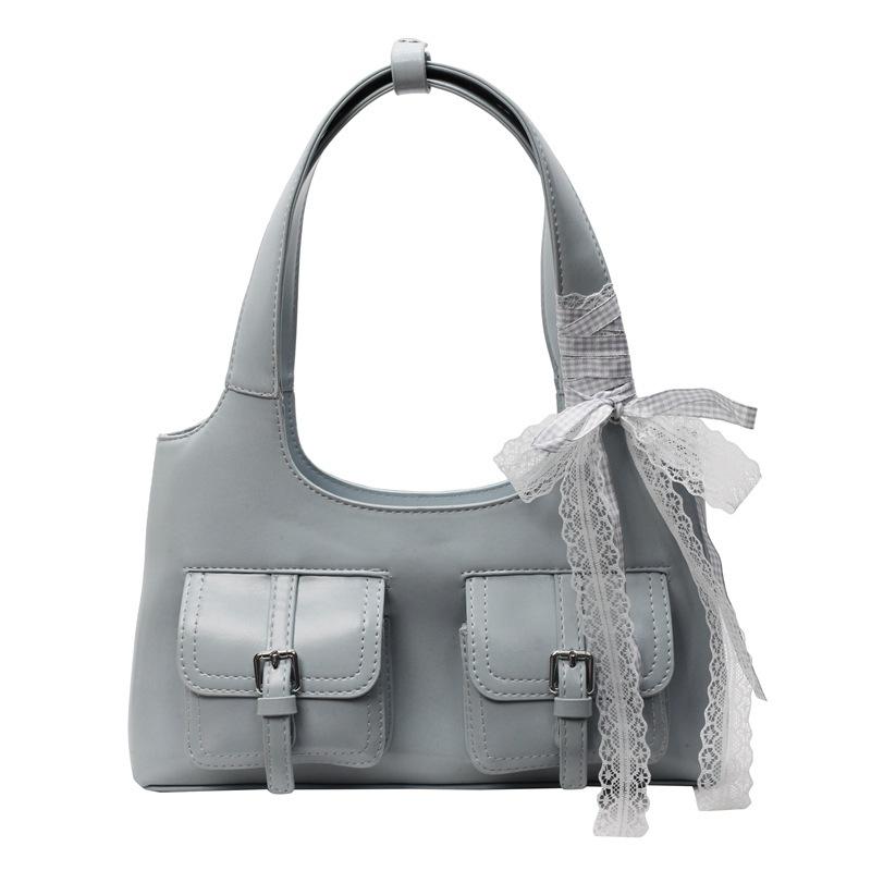 

Underarm tote bag women s 2025 spring and summer new trendy fashion versatile large-capacity shoulder bag bow commuter bag