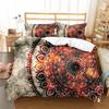 Mainland China Microfiber Fabric Beding Sets Luxury Housse De Couette 260X240 Cm 3D Print Mandala Duvet Cover Set Double Bed