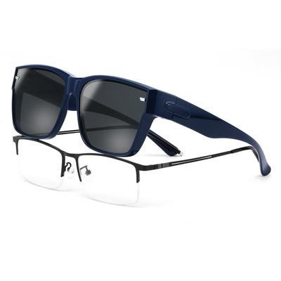 FEISEDY Polarized TR90 UV400 for Men and B1462 Over-the-Eye Sunglasses, Lenses, Frame, Oversized, Protection, Driving, Women,