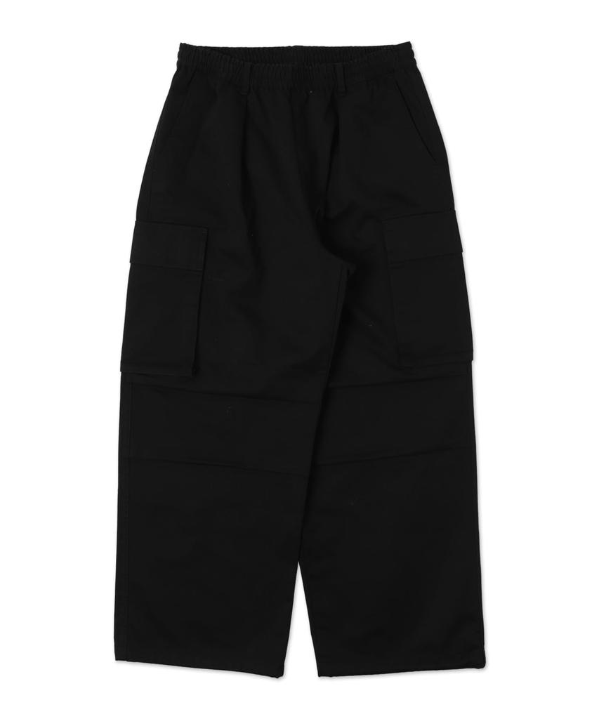 WEGO Wide Cargo Wide Leg Easy Work Size Black Men's Pants, Pants, Pants, Bottoms, Pants, Outdoor, Streetwear, Gift, Spring/Summer, Autumn/Winter,