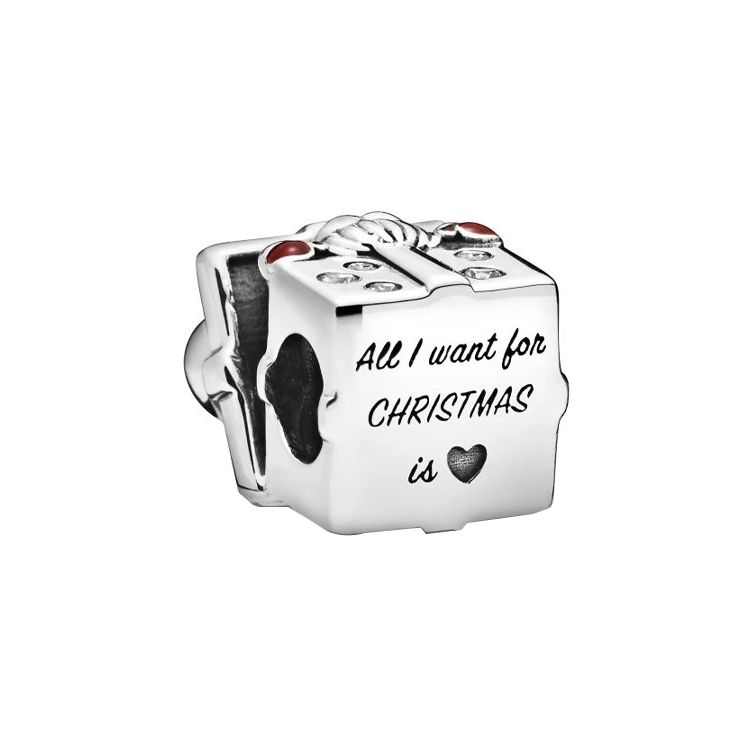 Pandora Santa Claus Charm In Gift Box Women Charm Silver 798470C01