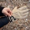 1 Pair Cowhide Leather Barbecue Gloves Durable Thicken Camping Mittens Anti Slip Heat Resistant Cooking Oven Mitts Outdoor