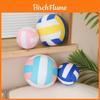 Peluche de Voleibol Suave y Blandito para Niños Impresión Realista Relleno de Algodón PP Pelo Super Suave de Cristal Azul/rosa Para Niños y Niñas Gran Regalo
