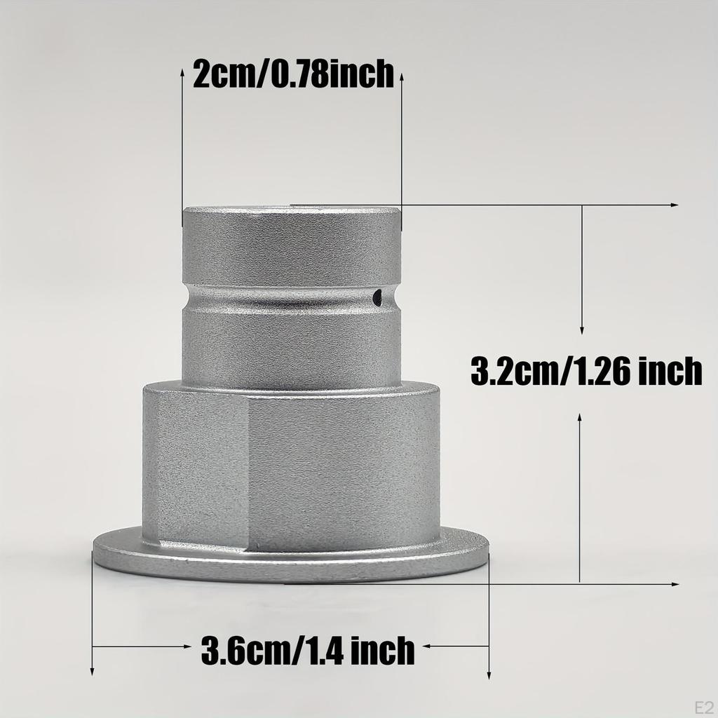 Wasser CO2 Anschlussadapter -4 Gewinde Zubehör Handfest Schnellmontage Aluminiumgehäuse Kompakt