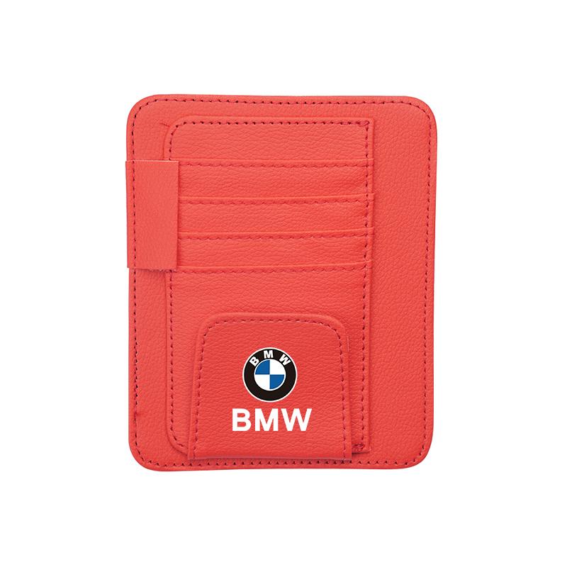 Auto Sonnenblende Brillenhalter Geldbörse Ausweishalter Aufbewahrungstasche Für BMW F12 F13 G30 G32 F34 F40 F45 F46 X1 X2 X3 X5 X4 X6 X7 F25 F26 G06