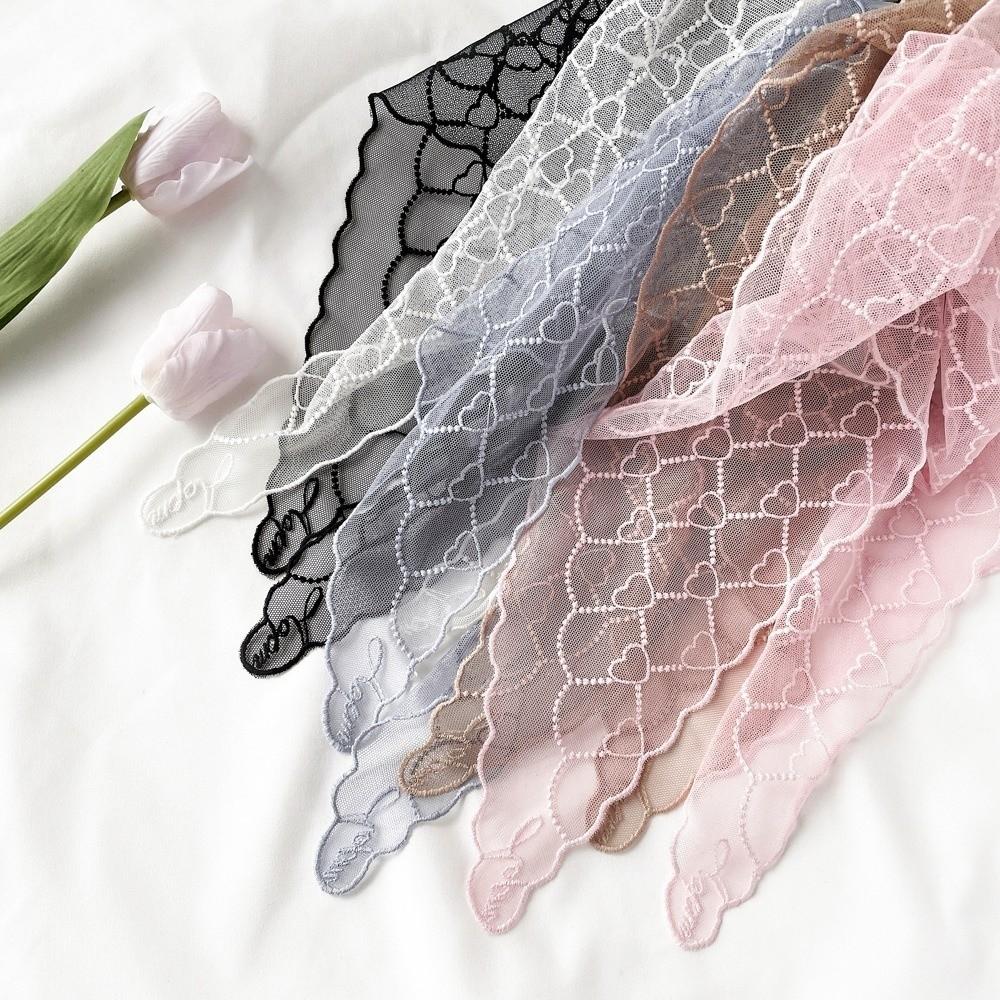 Cute Lace Flower Hair Scarf Vintage Sweet Headscarf Fashion Head Scarf  Pastoral Style