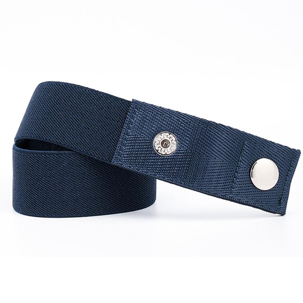 Fashion Lazy Elastic Waist Band Colorful Adjustable Buckle-Free Belts Seamless Elastic Belt For Women Men