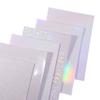 20 Sheets Cold Laminating Film Broken Glass Hologram Card Photo Laminating Film Sticker A4 Star Shiny Dot Photo Holographic Film