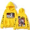 Japanese Anime Attack on Titan Hoodie Hange Zoe Double Sided Graphic Hooded Sweatshirt Shingeki No Kyojin Oversize Hoodies