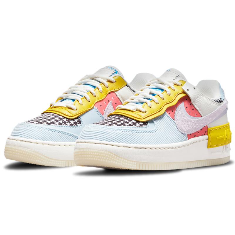 Nike Dámské tenisky Air Force 1 Low Shadow Multi Print Houndstooth DM8076-100