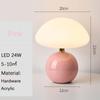 LED Pink/blue/orangr/green/white Lampshade Mood Lighting Table lamp,Bedroom Bedside Lamp,Night Light,Nordic Desk Decorating Item