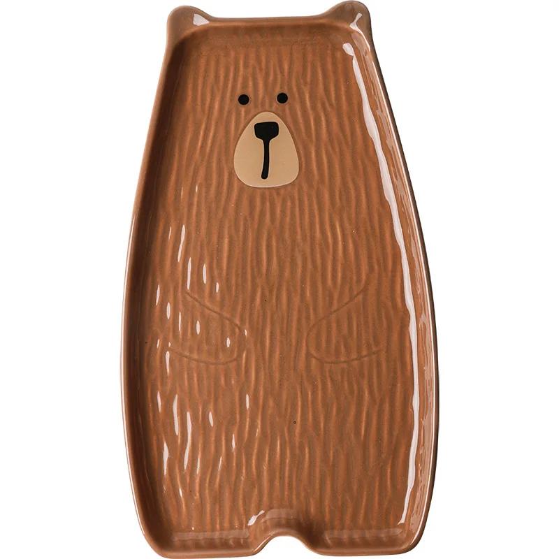 Korean Style Ceramic Household Tableware,Cute Rabbit Dish,Dim Sum Dish,Rice Bowl,Fruit Bowl,Salad Flavor Dish,Specialty Plates