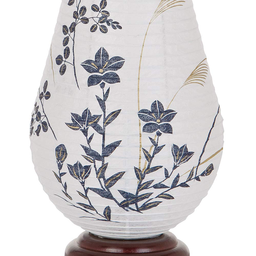 Buddhist Altar Shop Takita Shoten Bon Lantern Mini Yuika 3 LED Cordless 3924 Height 30 Cm X Width 11 Cm Standing Lantern with Certificate No.