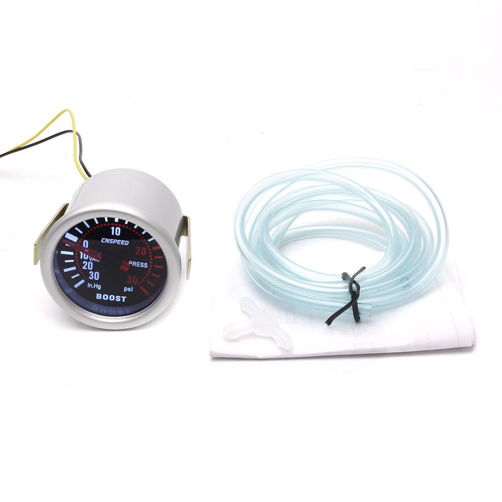 12V Car Truck 52mm 2″ Digital LED Turbo Boost Meter Pressure Gauge Kit Tint PSI
