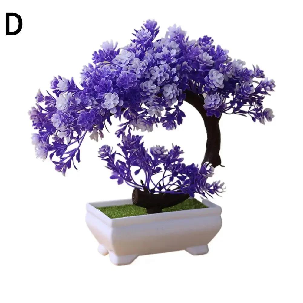 Artificial Plants Bonsai Small Tree Simulation Plants Fake Flowers Table Potted Ornaments Home Decoration Hotel Garden Decor