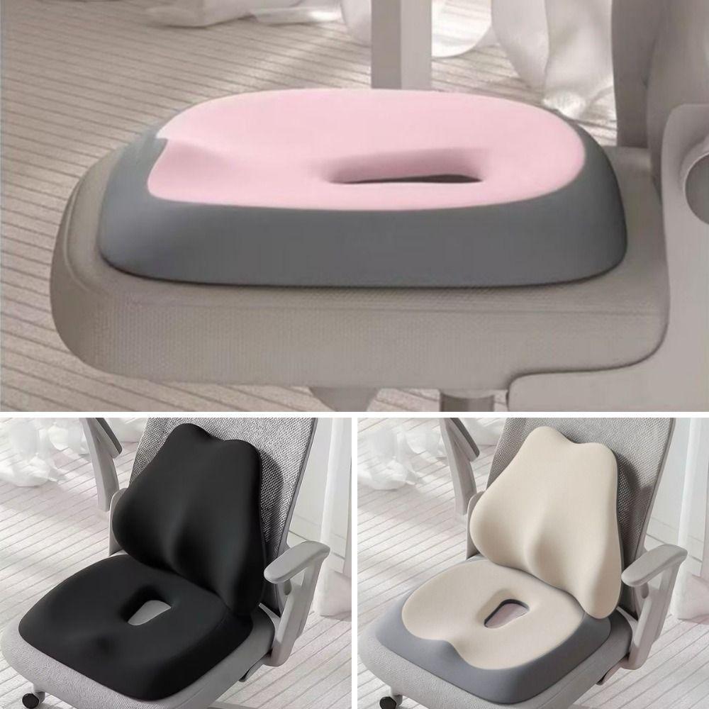 Non-Slip Bottom Seat Cushion Ergonomic Design Posture Support Cushion for Long Sitting