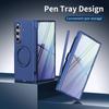 Luxury 360 Rotating Magnetic Phone Case For Samsung Z FOLD 7 6 5 4 3 Lens Protection Tempered Glass Film Drop Resistant Cover