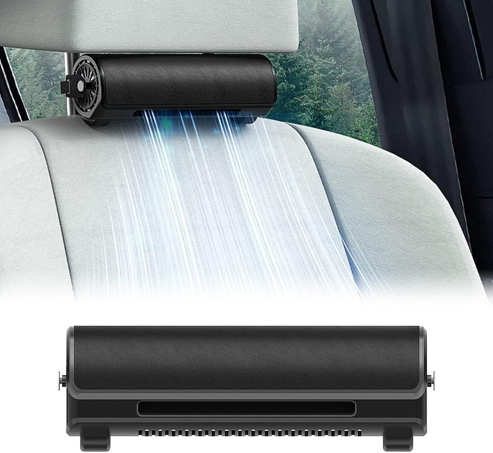 

Вентилятор автомобильного сиденья, охлаждающий вентилятор автомобильного сиденья с 3-скоростным электрическим портативным автомобильным вентилятором, мощный охлаждающий воздушный вентилятор с питанием от USB, регулируемый ремень для внедорожников 1 set чё