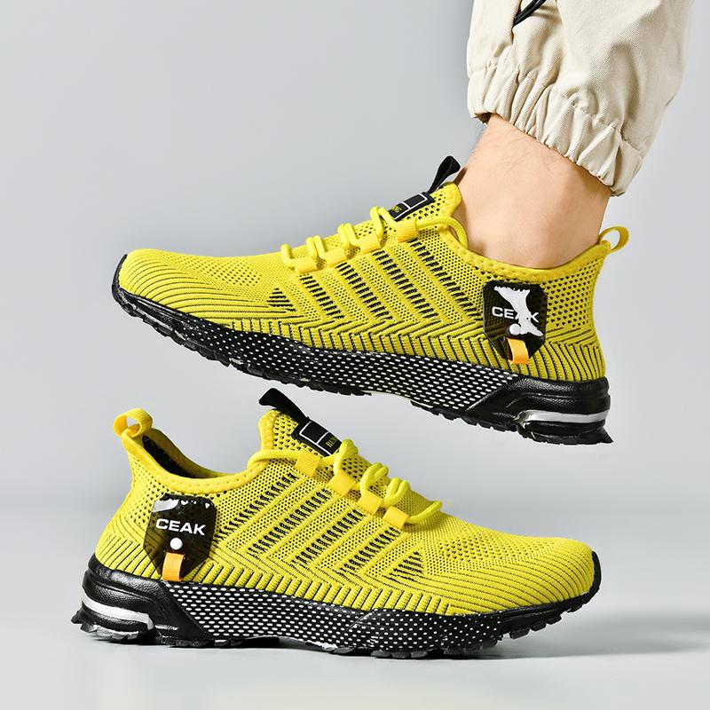 Fashion Lightweight Men's Casual Shoes Outdoor Breathable Men Sports Shoes Non-slip Mans Sneakers Flexible Fashion Tennis Lace-up 2024