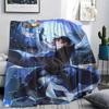 1PC Vanitas's Journal Print Flannel Blanket, High quality Comfortable for All Seasons, Home Decor, Warmth and Comfort, Perfect for Christmas Gifts236
