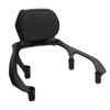 Motorcycle Passenger Low Backrest Bar with Back Rest Pad Docking Hardware Kits Detachable Rear Back