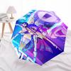 1pc Vibrant Heroes: A Dynamic Trio Unites! Umbrella with Plastic Handle,Suitable for All Seasons Home Travel Outdoor UmbrellaFP123