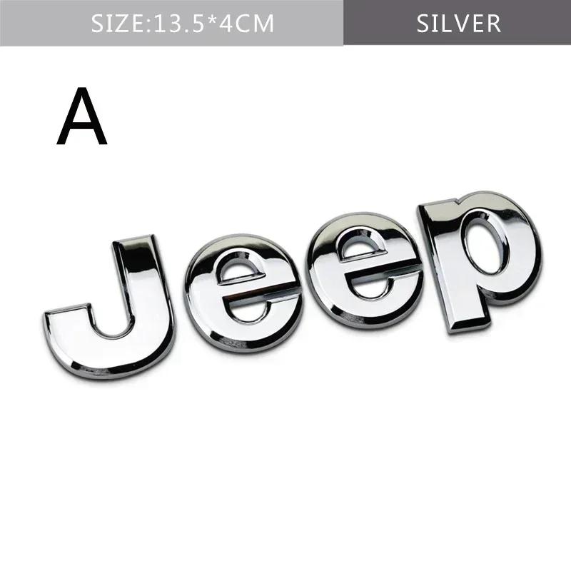 Für Jeep Für Jeep Wrangler Tj Jk Jl Grand Cherokee Commander Renegade Liberty Compass Patriot Metall Auto Front Kofferraum Seite Emblem