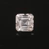 AAA Flawless 13mm Heated Ceylon White Sapphire Asscher Cut Loose Gemstone