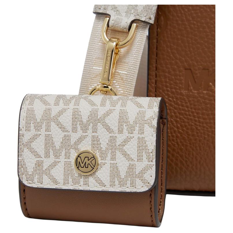 New MICHAEL KORS Mirella Artificial Leather Shoulder Bag, Crossbody Bag, Handbag Mini Women's Leather Brown 35R4G7ZC1L-299