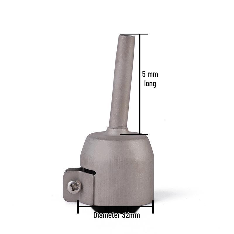 1600W Plastic Welding Hot Air Gun with Triangle Nozzle, Y Nozzle, Round Nozzle, 40mm Flat Nozzle