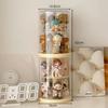 Display Case, Transparent Dustproof Organizer, Collectibles Storage Box, Stackable Cabinet