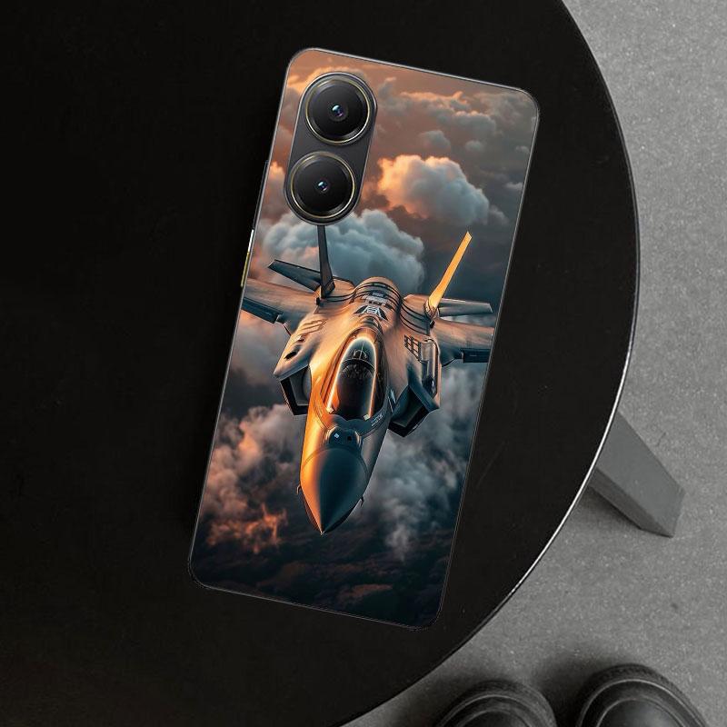 Aircraft Airplane Cool Phone Case Cover for Xiaomi Poco X6 X5 X7 Pro F7 Ultra Redmi 15C 15 13C 13 12C 12 10C 10 10A 9C 9A 9T 9 C