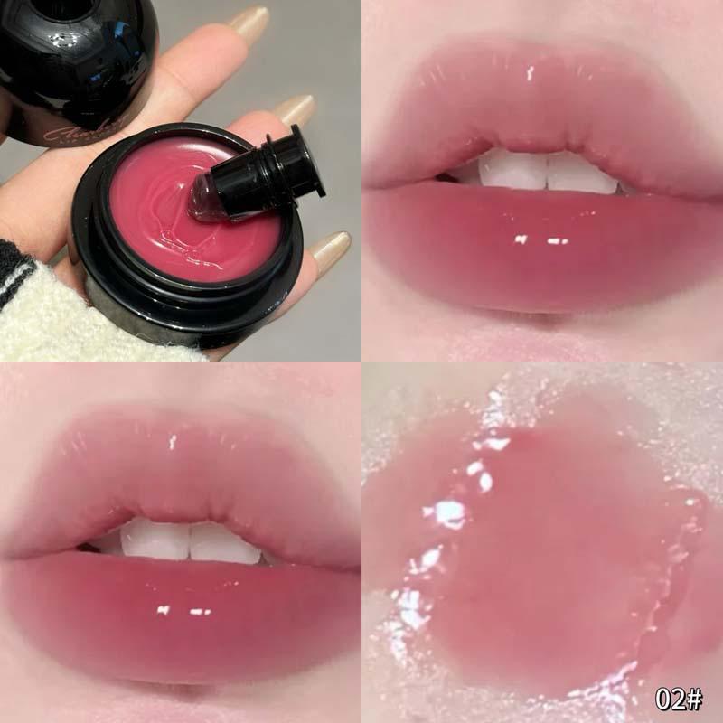 Clear Berry Vibrant Lip Gloss: Moisturizing, Gentle Whitening, Mirror Finish, Hydrating for Plump Lips. 5g