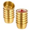 12-pack RVS Ramekin Sausbakjes: 2 oz Gouden Ramekin Schaaltjes voor Dipsausen, Specerijen, Serveertafelgerei, Keukenbenodigdheden, Restaurantbenodigdheden