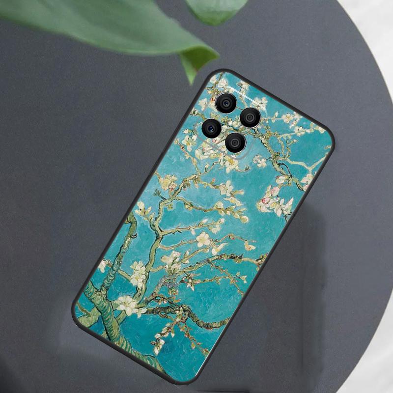 Blossoming Almond Tree For Honor Magic 8 7 5 6 Pro Case For Honor 200 400 Lite 50 70 90 X8c X8b X9a X9b X9c X9d Win