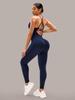 Seamless Ribbed Padded Leggings & Butt-Lifting Fitness Bodysuit