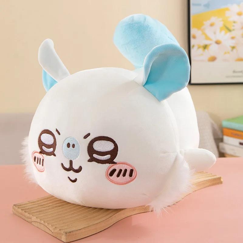 Chiikawa Series Long Doll Plush Cartoon Hachiware Soft Pillow Cute Plush Doll Ornament Anime Plush Gift for Girl Home Decoration