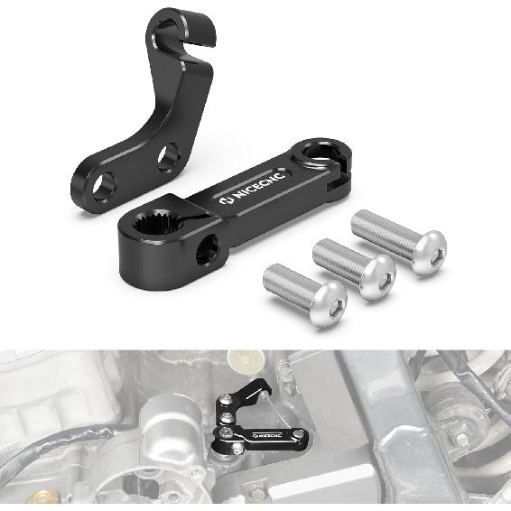 

NICECNC Black Clutch Arm Lever Bracket and Clutch Release Arm Cable Stopper Compatible with Suzuki DRZ400 DRZ400E DRZ400S DRZ400SM 2000-2024 See чёрный