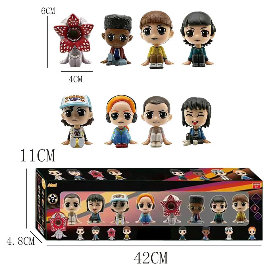 8Pcs Anime Character Action Figure Set Window Box Packaging Collectible Figurines Perfect Surprise Gift