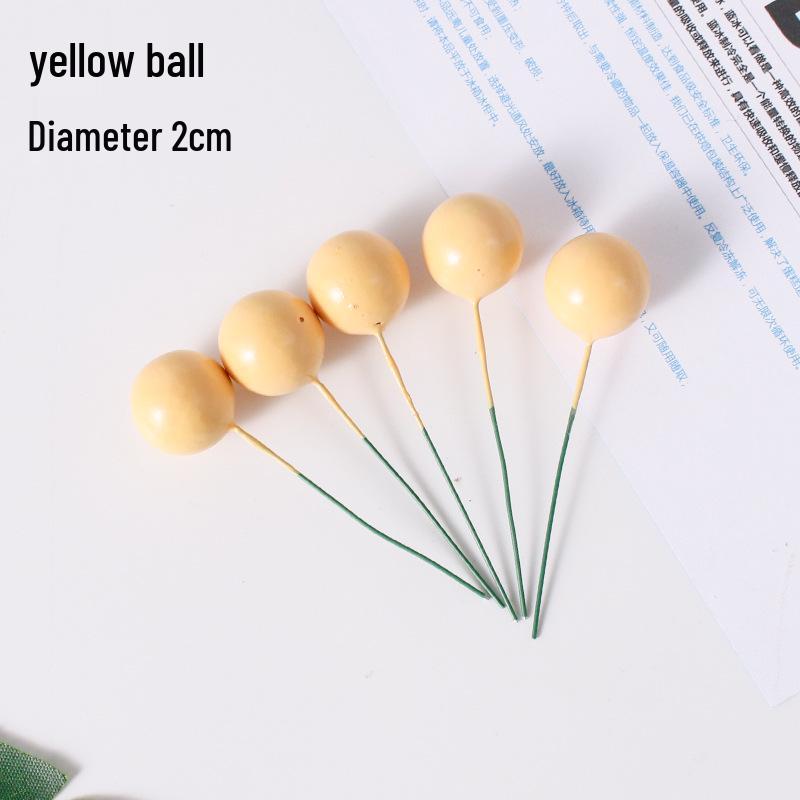 Golden and Silver Ball Cake Decorations with Colorful Birthday Insert Card