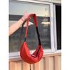 Borsa a Tracolla Versatile a Forma di Raviolo Semplice Borsa a Luna Borsa a Spalla Singola per Studenti