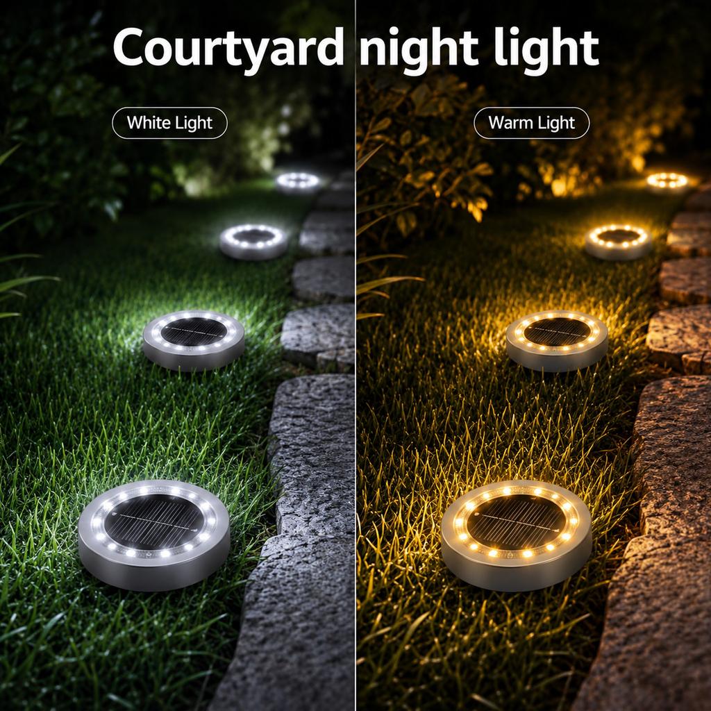Powered Outdoor In-Ground Lights, Stainless Stake Lights for Garden, , Decoration